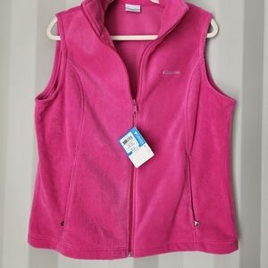 Columbia Hot Pink Women's Fleece Vest